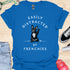 Easily distracted by frenchies - V17 - The Wave T-Shirt